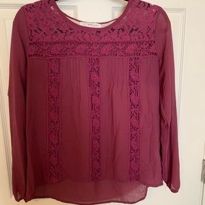 Maroon long sleeve
